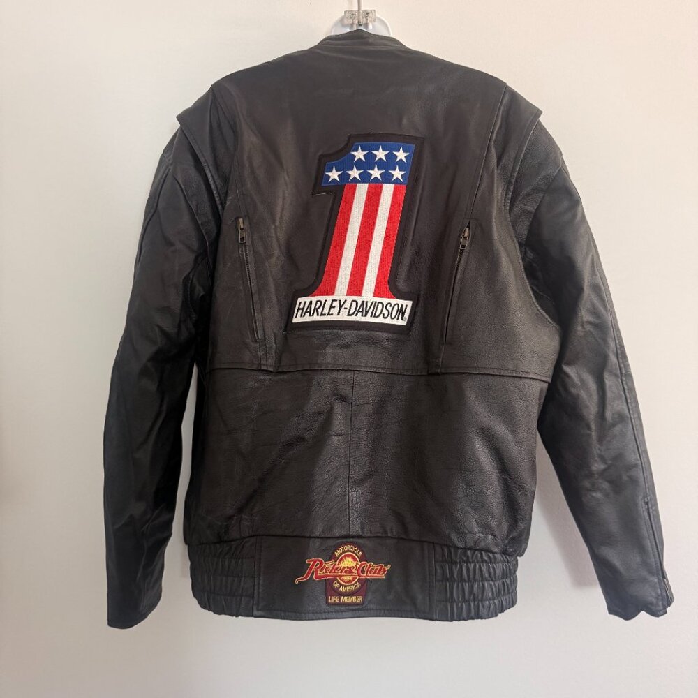 Harley-Davidson Riders Club Leather Jacket | Men’s XL - Picture 3 of 13